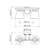 Westgate VLA-E26-2L 2-lt 16" Vanity Light