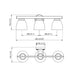 Westgate VLA-E26-3L 3-lt 24" Vanity Light