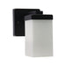 Westgate VLM-E26-1L 1-lt 8" Tall Vanity Light - Black