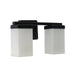Westgate VLM-E26-2L 2-lt 12" Vanity Light - Black