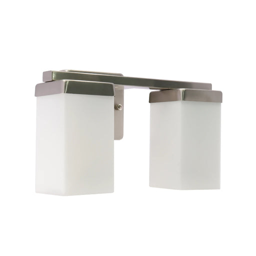 Westgate VLM-E26-2L 2-lt 12" Vanity Light - Brushed Nickel