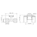 Westgate VLM-E26-2L 2-lt 12" Vanity Light