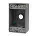 Westgate W1B50-3 One-Gang Weatherproof Box, 1/2" Trade, 3 Outlet Holes