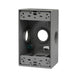 Westgate W1B75-5 One-Gang Weatherproof Box, 3/4" Trade, 5 Outlet Holes