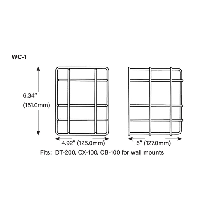 Wattstopper WC-1 Wire Cage for Wall Mount Sensor