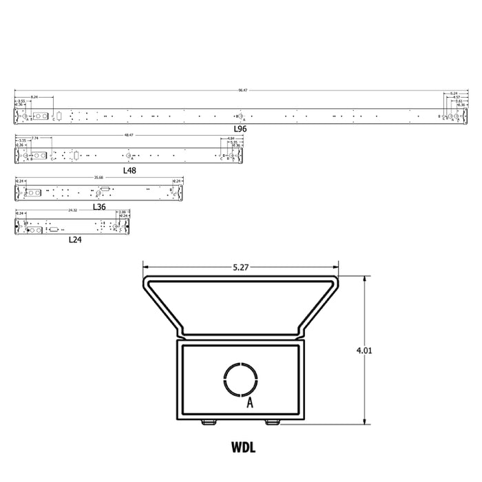 Lithonia CLX Series LED Linear Strip Light, Wide Diffuse, 120-277V, Tunable White
