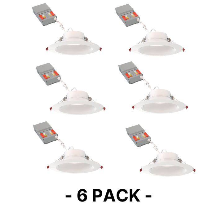 Juno Canless WF6 6" LED Deep Smooth Regressed - Lumen and CCT selectable