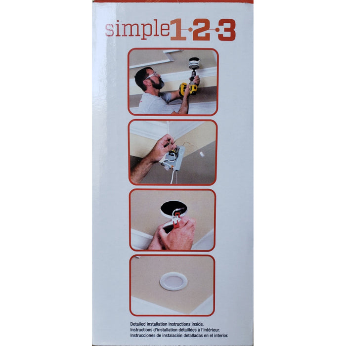 Juno Contractor Select WF4 SWW5 4" LED Ultra-Thin Canless, CCT Selectable, 670 lm, White