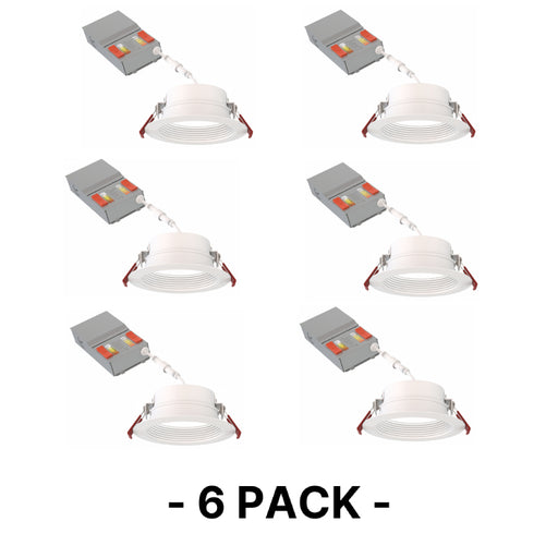 Juno Contractor Select WF6 6" LED " Deep Regressed Baffle Downlight, Lumen and CCT Selectable