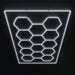 Westgate HEX-96X190 Hex Car Shop Decorative Light Kit with Frame, 120-277V, 46" 16W/PCS, 18" 6W/PCS