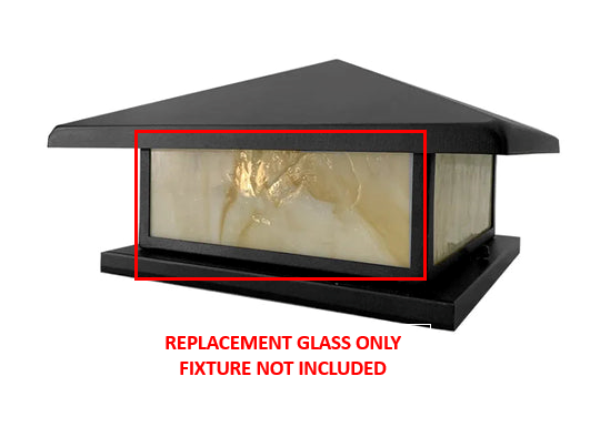 Westgate PML-L-HGLK Pier-Mount Light Honey Color Glass Replacement Lens Kit