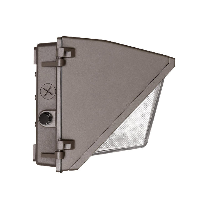 EXO WGH1 20W/30W/40W/50W LED Switchable Glass Refractor Wall Pack with Photocell, 4000K