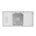 Westgate WHCX 48W/64W/80W LED Cylinder Wall Pack, Power & 3CCT Selectable