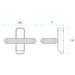 Sarin WL1961S 13W 10" LED Outdoor Wall Sconce, Tunable