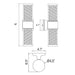 Sarin WL5302 Moonlight 60W 18" Tall Outdoor Wall Sconce