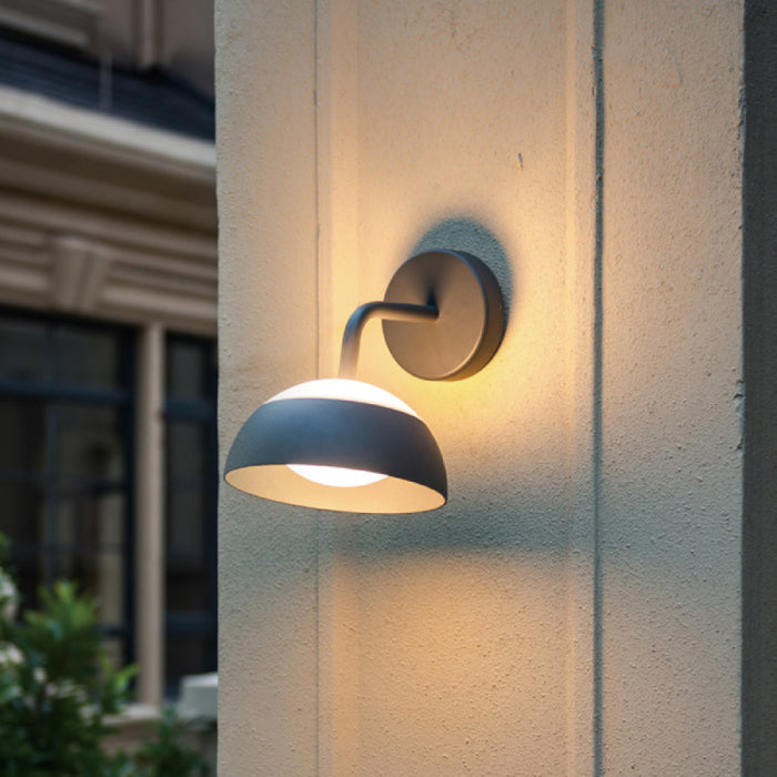 Sarin WL5651 13W 10" Tall LED Outdoor Wall Sconce, Tunable