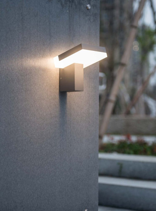 Sarin WL6011 7.5W 6" Tall LED Outdoor Wall Sconce, 3CCT Tunable