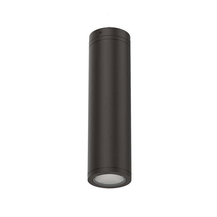 Lithonia Contractor Select WMCL 6" 31W LED Wall Mount Cylinder Light with On/Off Photocell, 3CCT Selectable, 120-347V, Dark Bronze