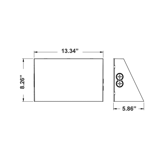 Westgate WPMAX 90W/120W/150W LED Max-Feature Wall Pack, 3CCT Selectable
