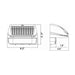 Westgate WPX 12W/18W/24W LED Cut-Off Wall Pack, 3CCT Selectable