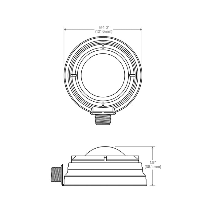 NX Lighting Controls WSPDEMUNV 0-10V Dimming WASP Occupancy Sensor, End Mount, 120-480VAC