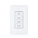 Daintree WWD2-4 4-Button Wall Dimmer, Recess Mount