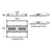 Lithonia XIB 24" 78W LED High Bay, 12000lm, Textured Acrylic, Wide Distribution, 5000K, 347-480V, Occupancy & Daylight Sensor