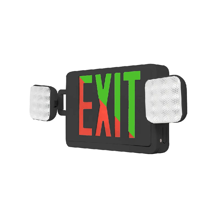 Westgate XTU-CL-EM 2-in-1 LED Color-Selectable Universal Exit/Emergency Combo