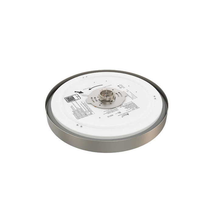 Juno FMLACL 14IN RD SWW5 90CRI Lacuna 14" Round LED Flush Mount, 2700K/3000K/3500K/4000K/5000K Switchable, up to 1511 Lumens, 120V, Brushed Aluminum