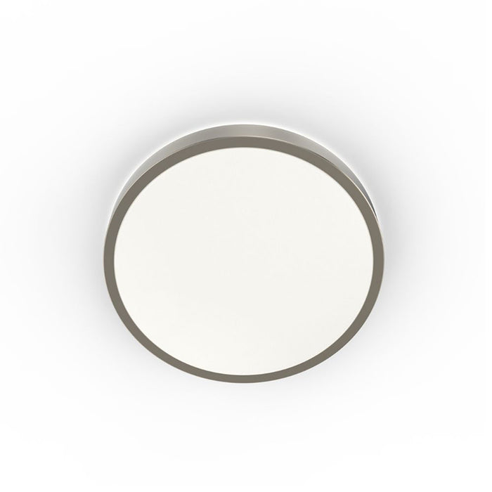 Juno FMLACL 14IN RD SWW5 90CRI Lacuna 14" Round LED Flush Mount, 2700K/3000K/3500K/4000K/5000K Switchable, up to 1511 Lumens, 120V, Brushed Aluminum