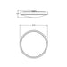Juno FMLACL 14IN RD SWW5 90CRI Lacuna 14" Round LED Flush Mount, 2700K/3000K/3500K/4000K/5000K Switchable, up to 1511 Lumens, 120V, Brushed Aluminum