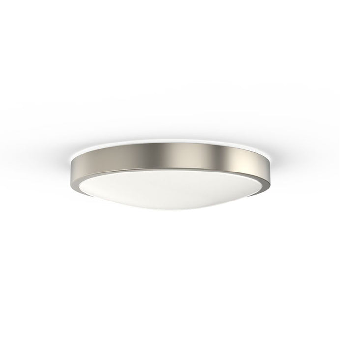 Juno FMLACL 14IN RD SWW5 90CRI Lacuna 14" Round LED Flush Mount, 2700K/3000K/3500K/4000K/5000K Switchable, up to 1511 Lumens, 120V, Brushed Aluminum