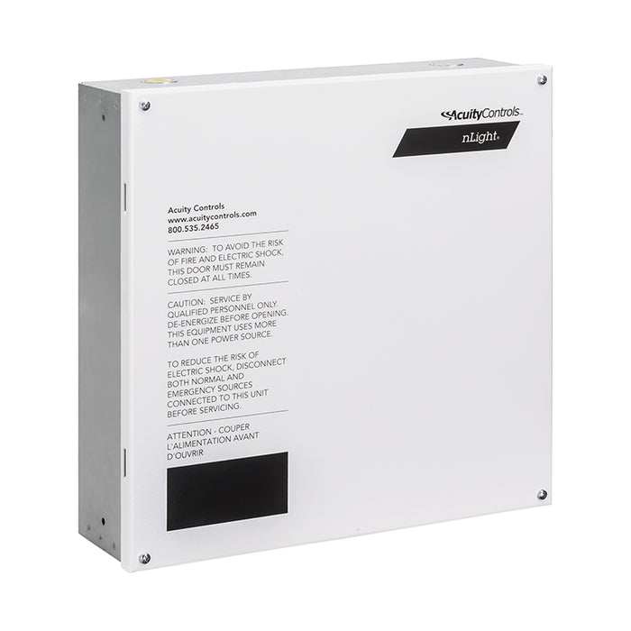nLight ARP INTENC08 NLT 8FCR MVOLT 1VB SC SM Acuity Relay Panel, Include INT and ENC, 8-Relay Enclosure, 8-Field Configurable Relays, 120-277V, 1 Voltage Barrier, Screw Cover, Surface Mount
