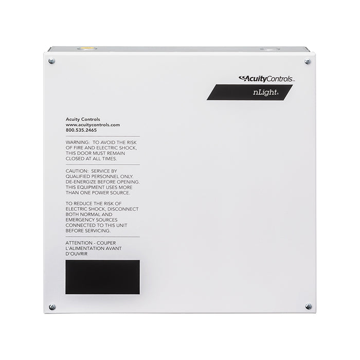 nLight ARP INTENC08 NLT 8FCR MVOLT 1VB SC SM Acuity Relay Panel, Include INT and ENC, 8-Relay Enclosure, 8-Field Configurable Relays, 120-277V, 1 Voltage Barrier, Screw Cover, Surface Mount