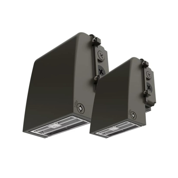 Lumark AWP 100W/120W/150W LED Architectural Large Smooth Wall Pack, 3CCT Selectable, 120-347V