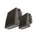 Lumark AWP 100W/120W/150W LED Architectural Large Fins Wall Pack, 3CCT Selectable, 120-347V