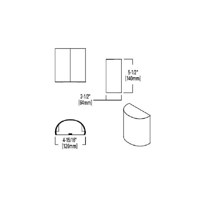 Sure-Lites SELAC2 LED Emergency Light Custom Aesthetic Cover, Barrel