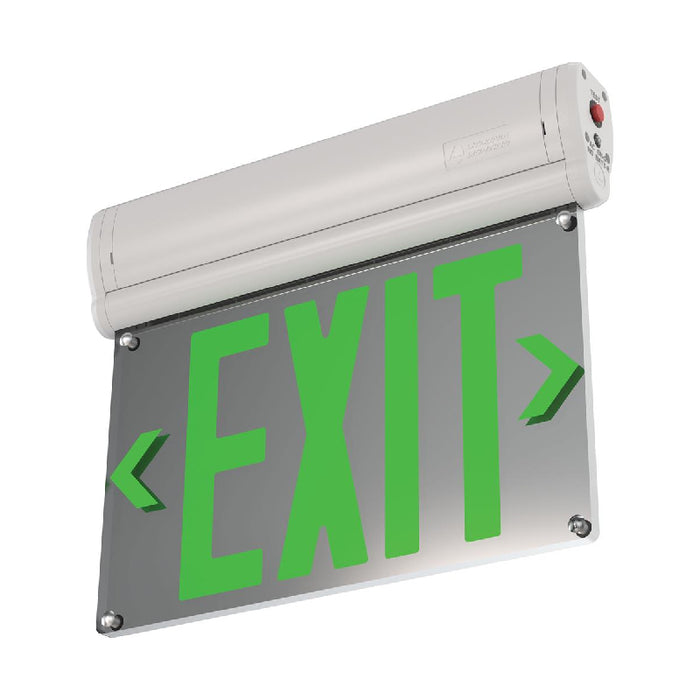 Lithonia BE W SM Basics Edge-lit Exit Sign, Surface Mount