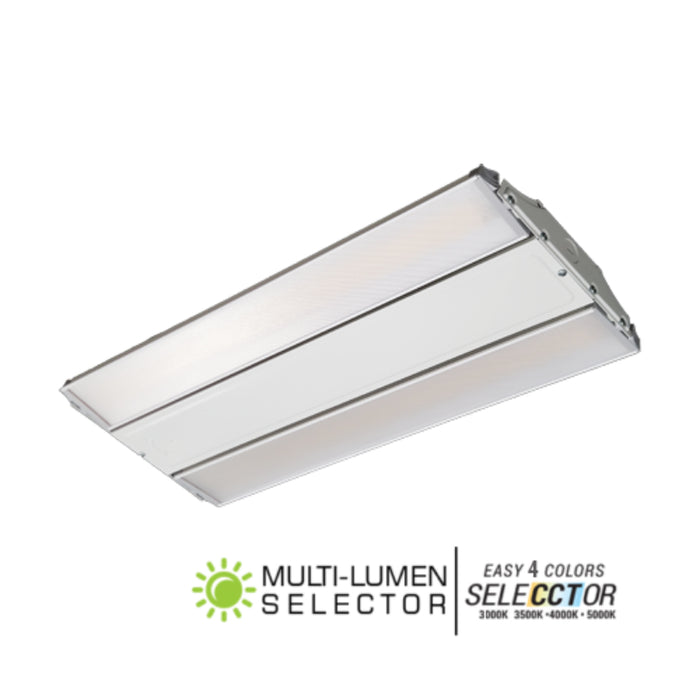 Elite CB2-CPA-LED Architectural 87W/110W/136W LED High Bay, Selectable CCT & Lumen