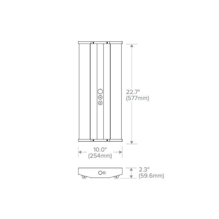 Columbia CLB2-MH 2-ft 24000 Lumen, LED Linear High Bay, 120-277V