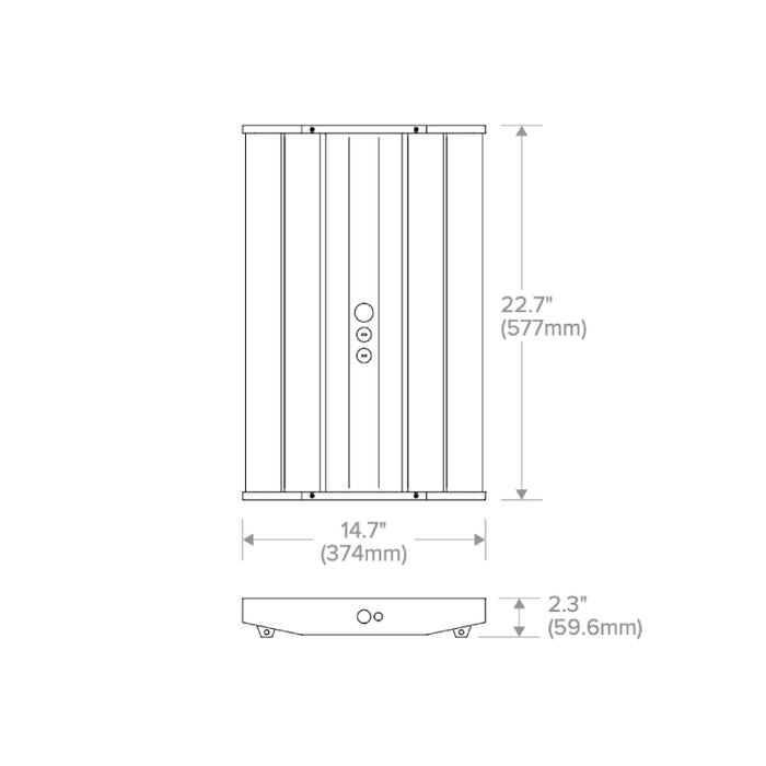 Columbia CLB2-MV 2-ft 191.2W LED Linear High Bay, 30000 Lumen, 0-10V Dimming, 120-277V