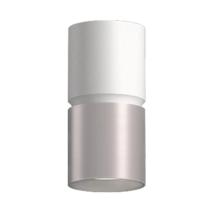Westgate CMC6-2TONE 6" 18W/24W/30W LED 2-Tone Architectural Ceiling Cylinder, 3CCT Selectable, 120–277V - White/ Brushed Nickel