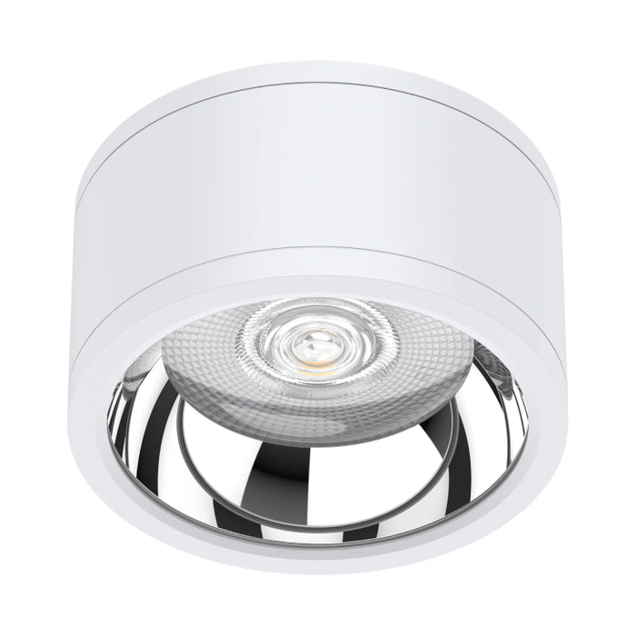 Westgate CMCW Series LED IP65 Surface Mount LED Cylinder Downlight, 3CCT Selectable, 120V, 36° Beam - White/35W