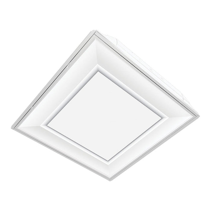 Corelite 22PD-80-PB1 Perceive 2x2 61.2W LED Recessed Troffer, Bevel Shielding