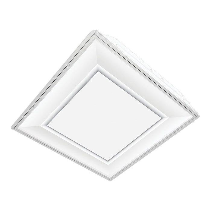 Corelite 22PD-50-PB1 Perceive 2x2 41.9W LED Recessed Troffer, Bevel Shielding