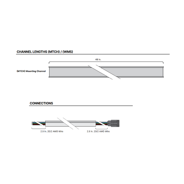 Diode LED AlphaTECH X RGBW 100 6.1W/ft Top Bend Linear LED Light, 90 C