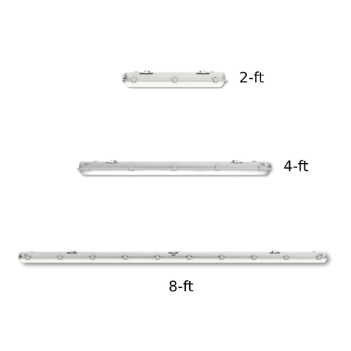 Lithonia Contractor Select CSVT 2-ft LED Vapor Tight Light, 3CCT Selectable, 120-347V