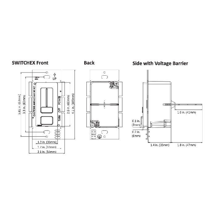 Diode LED SWITCHEX LED Driver and Dimmer Switch