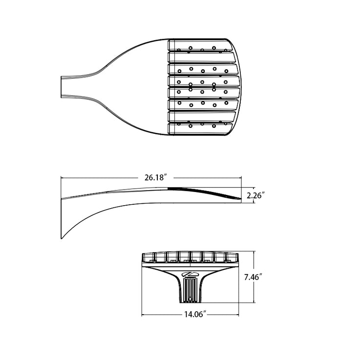 Lithonia Design Select DSX0 LED P3 D-Series Size 0 69W LED Area Luminaire