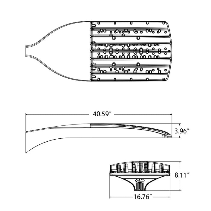 Lithonia Design Select DSX2 LED P3 D-Series Size 2 219W LED Area Luminaire